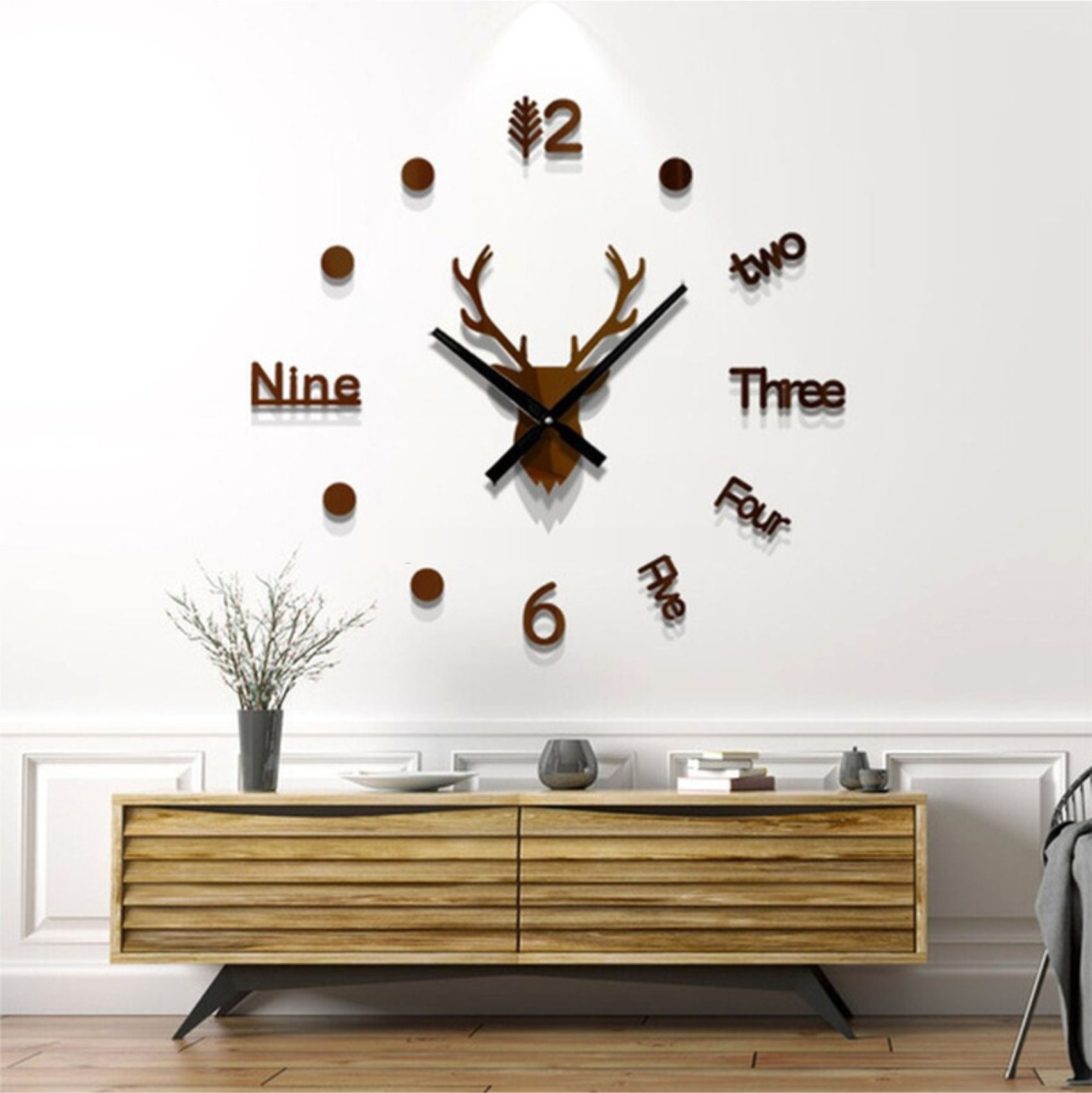 RELOJ DE PARED EN 3D